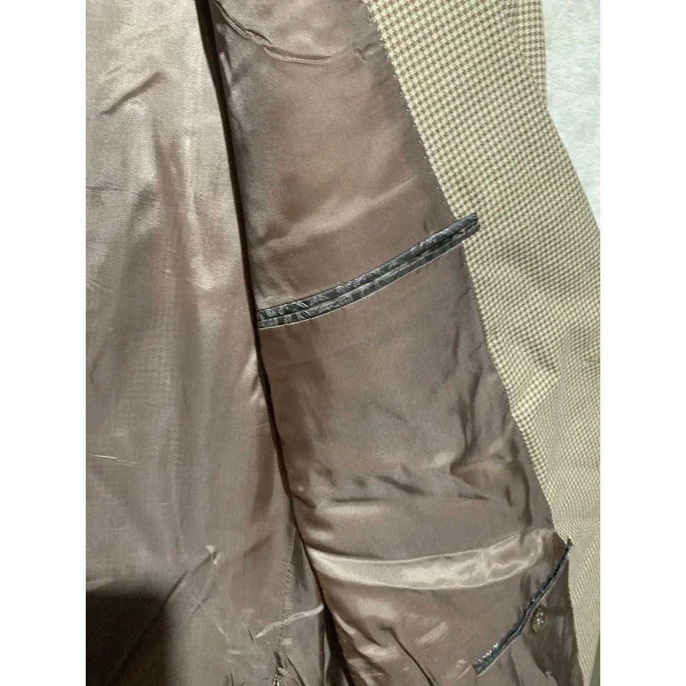 Jospeh Abboud Men's Tan Suit Jacket Size 48L - Picture 5 of 13